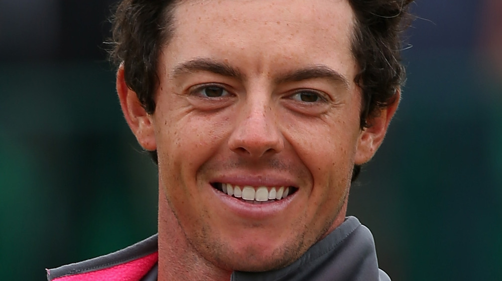 Rory McIlroy smiling