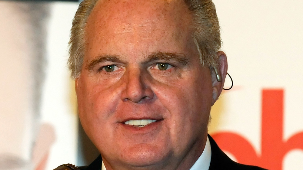 Rush Limbaugh speaking at an event