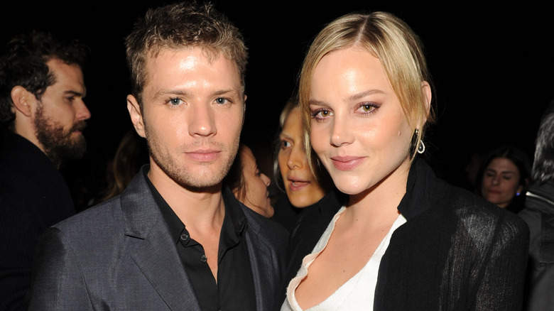 Ryan and Abbie pose at an event