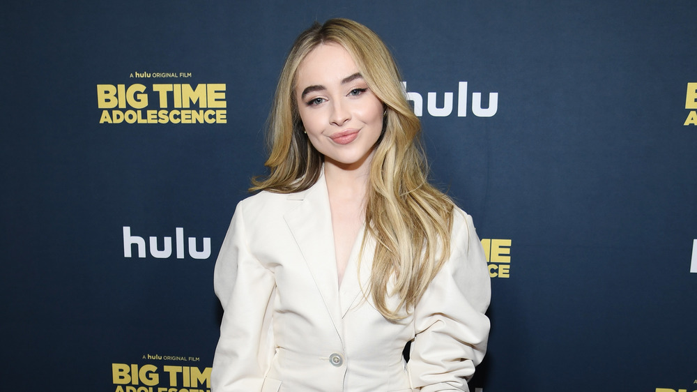 Sabrina Carpenter at the Big Time Adolescence movie premiere