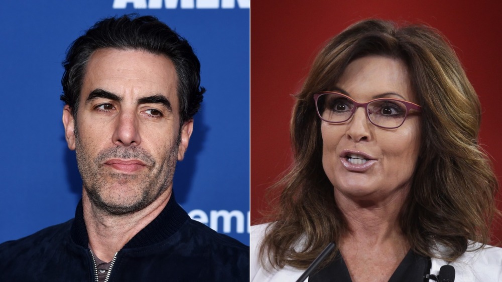 Sacha Baron Cohen, Sarah Palin