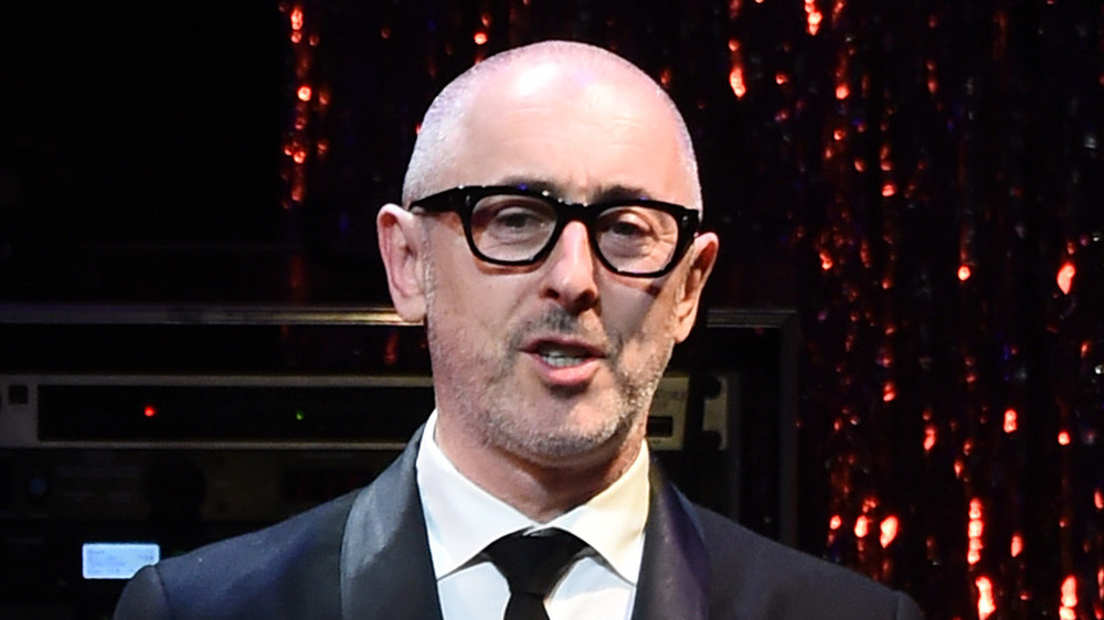 Alan Cumming accepting an award