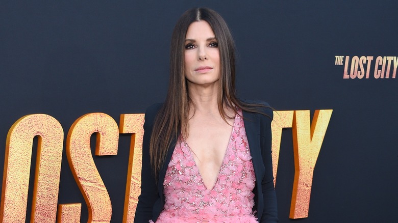 Sandra Bullock posing
