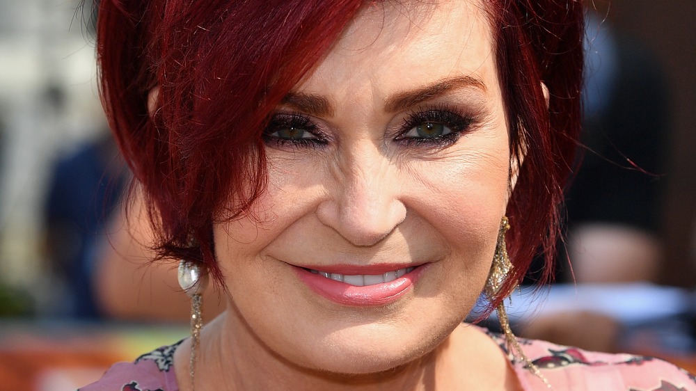 Sharon Osbourne smiling at an event