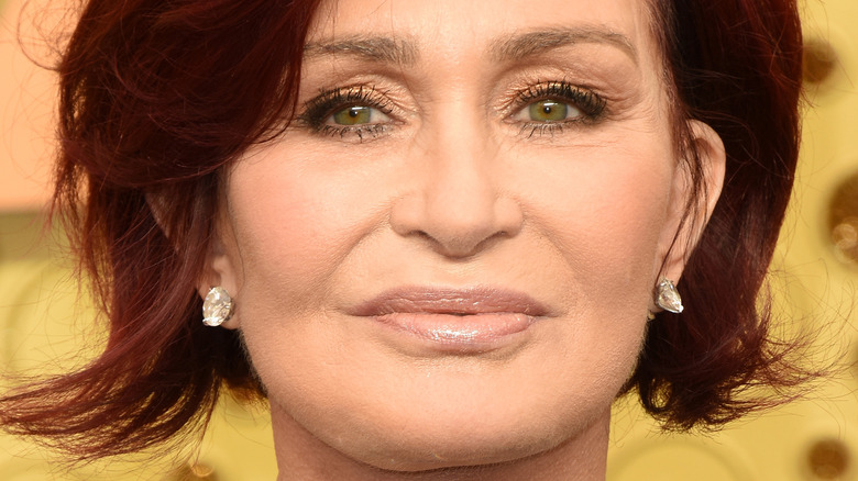 Sharon Osbourne smiling