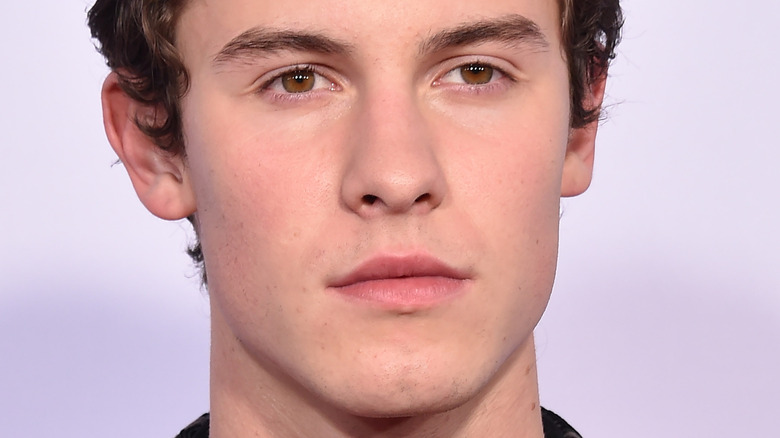 Shawn Mendes frowning