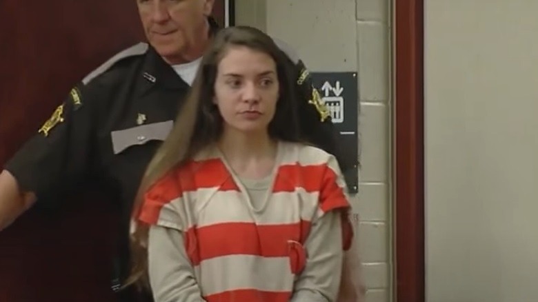 Shayna Hubers at her sentencing
