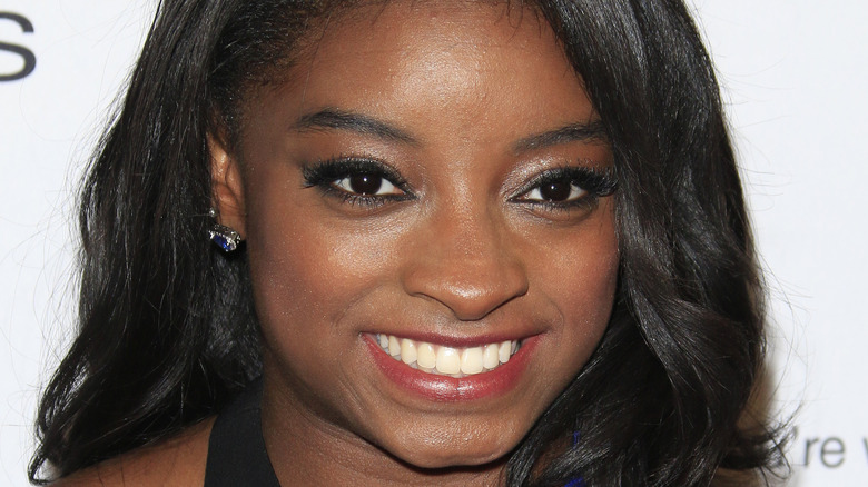 Simone Biles on the red carpet