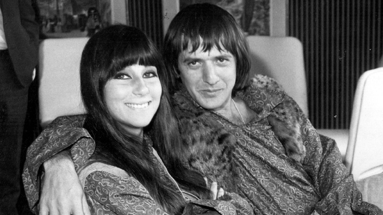 Sonny and Cher smiling
