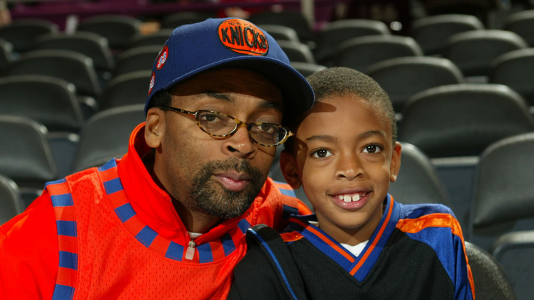 Spike Lee, Jackson Lee seated