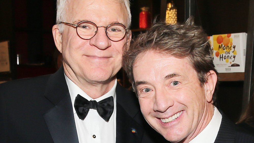 Comedians Steve Martin (L) and Martin Short attend the after party for the 2016 Tony Awards Gala 