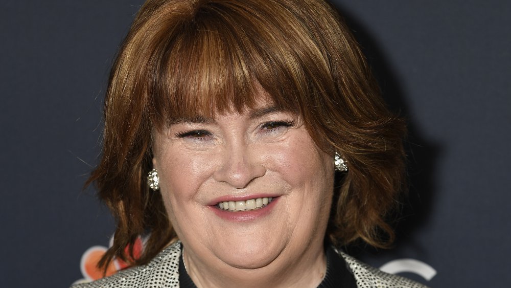 Susan Boyle attends 'America's Got Talent' Season 14 Live Show Red Carpet