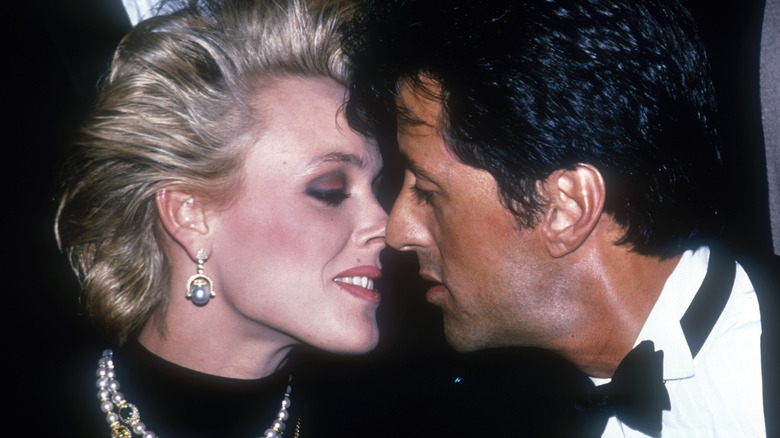 Sylvester Stallone and Brigitte Nielsen at event