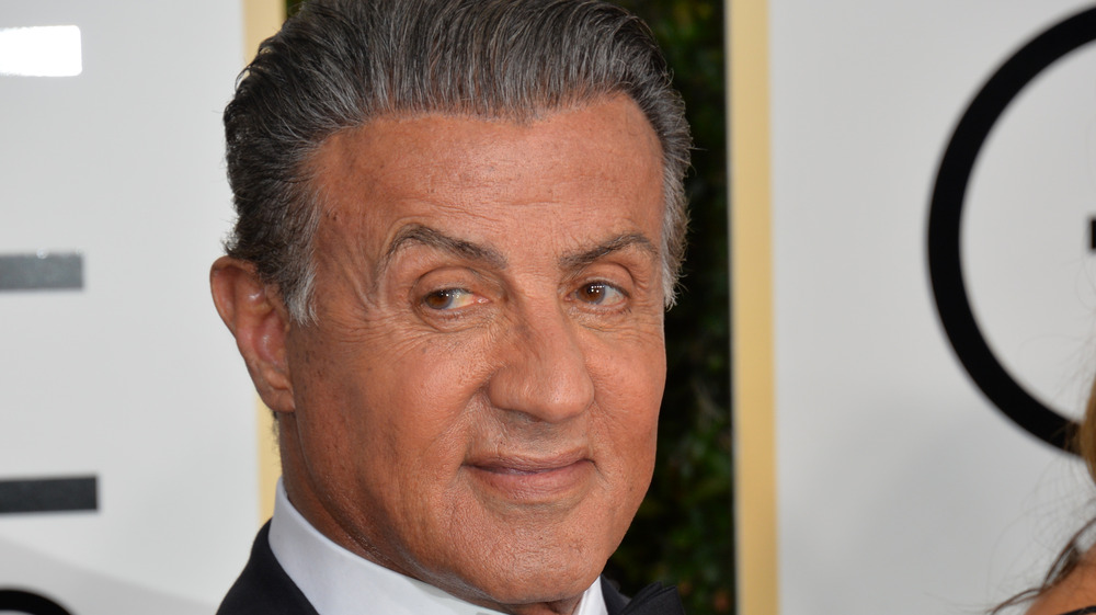 Sylvester Stallone attends Golden Globes 