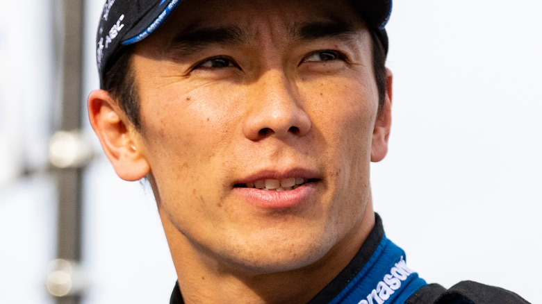 Takuma Sato at racing event 