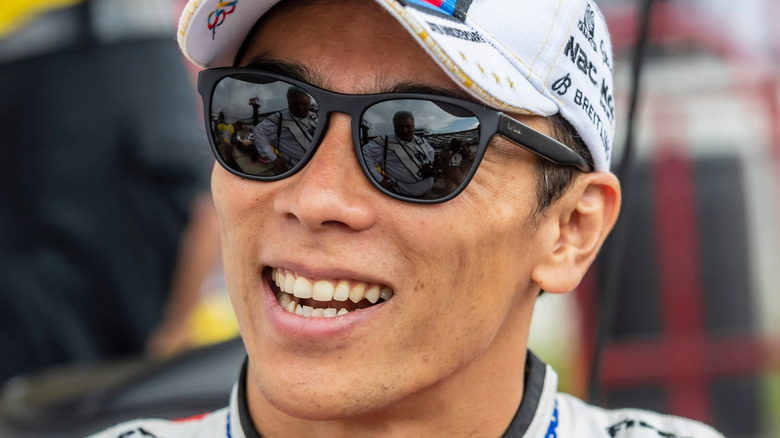 Takuma Sato at racing event 
