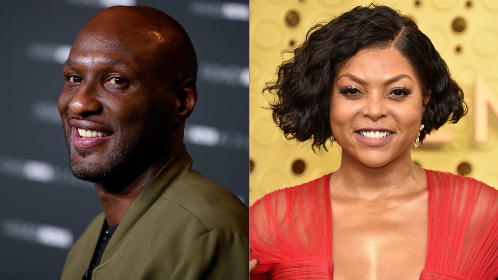 Lamar Odom and Taraji P. Henson