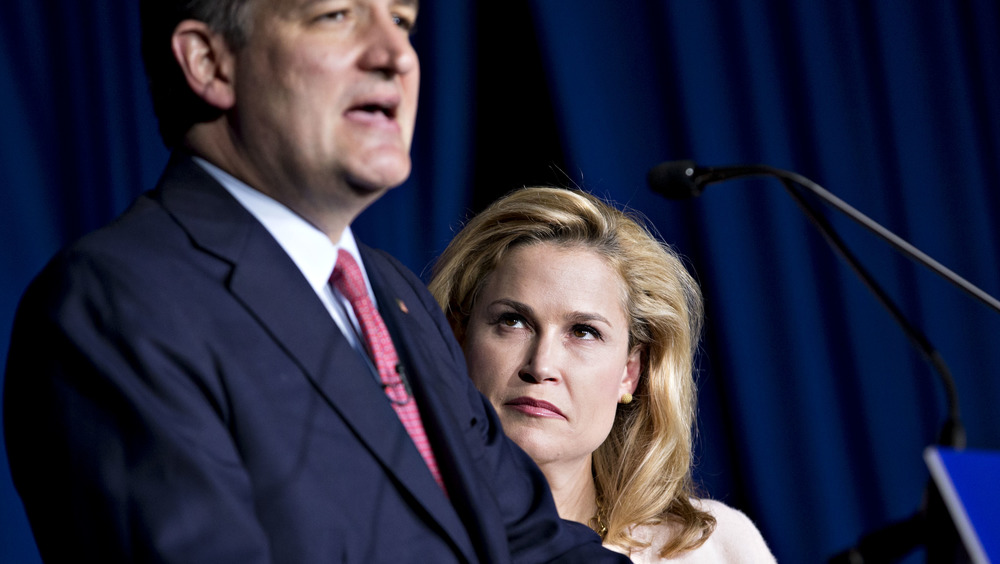Heidi Cruz looking at Ted Cruz 