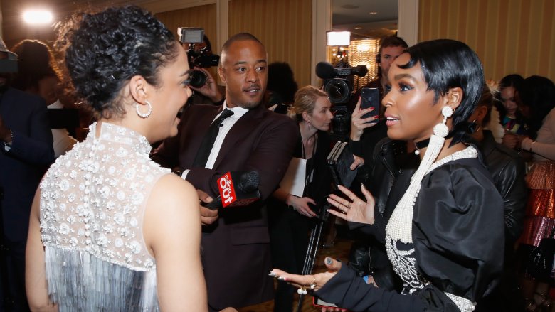 Tessa Thompson and Janelle Monáe