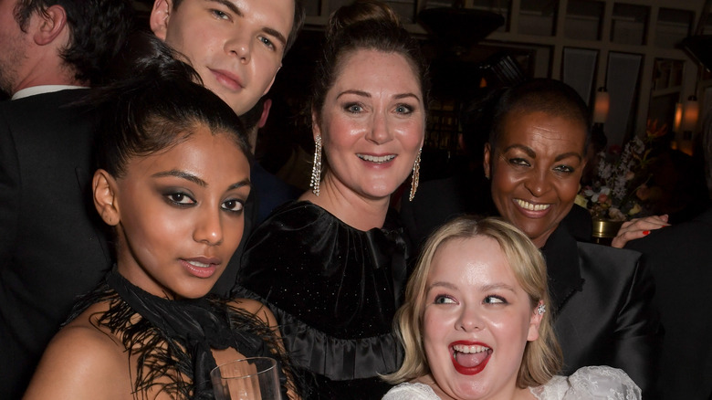 'Bridgerton' actors laughing