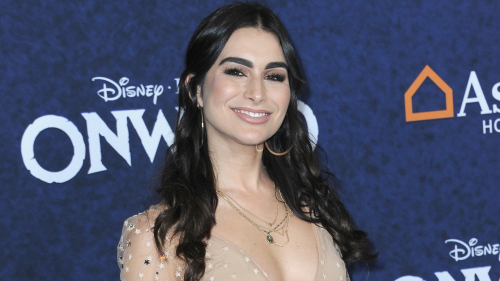 Ashley Iaconetti attends the premiere of Disney & Pixar's Onward in 2020