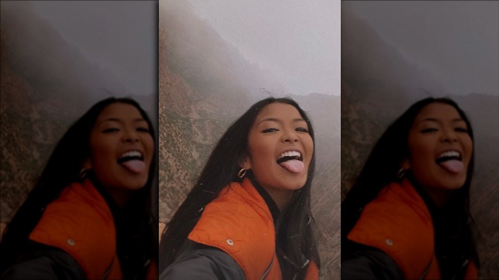 Serena Chew taking a selfie 