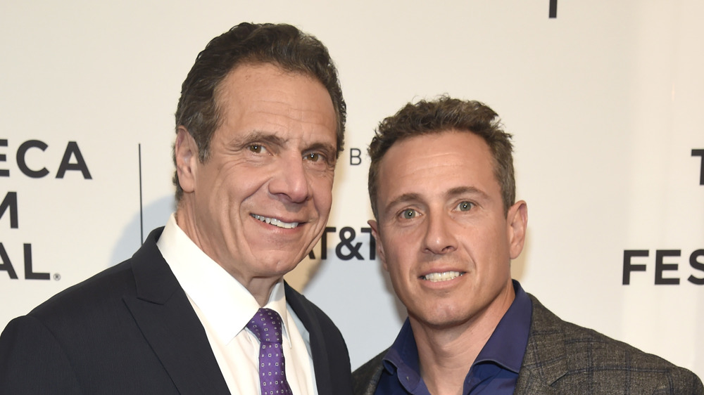 Andrew and Chris Cuomo at the Tribeca Film Festival