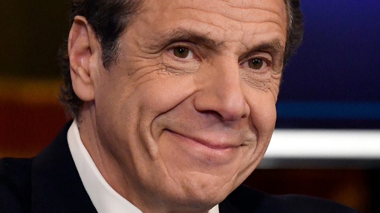 Andrew Cuomo smirking