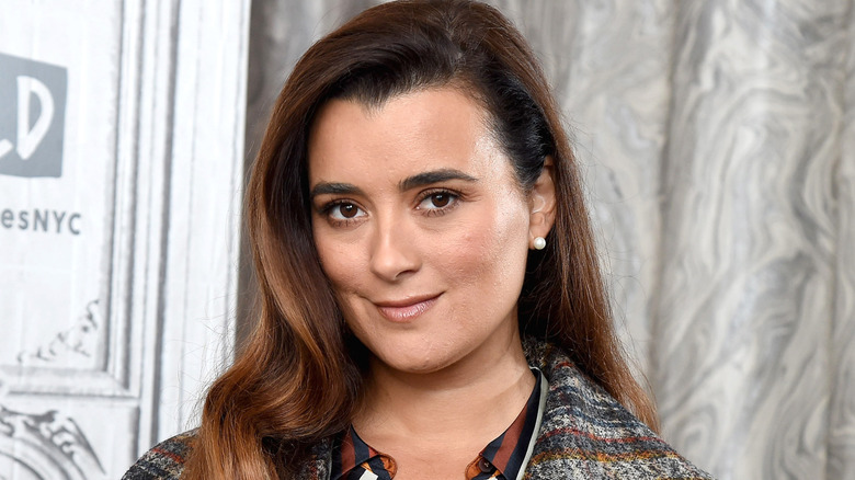 Cote de Pablo smiling