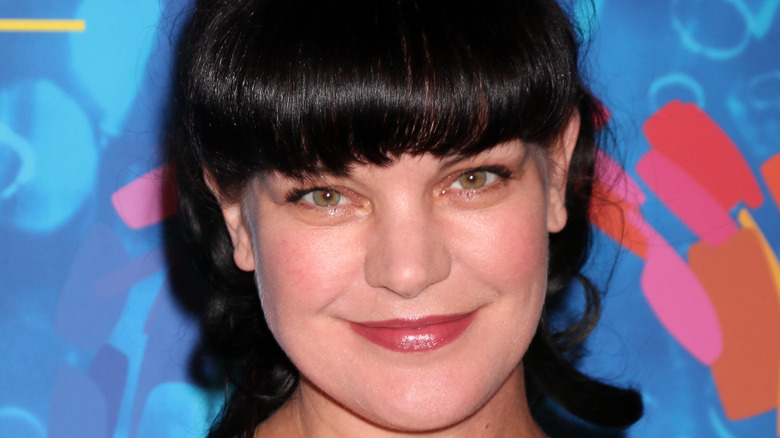 Pauley Perrette grinning