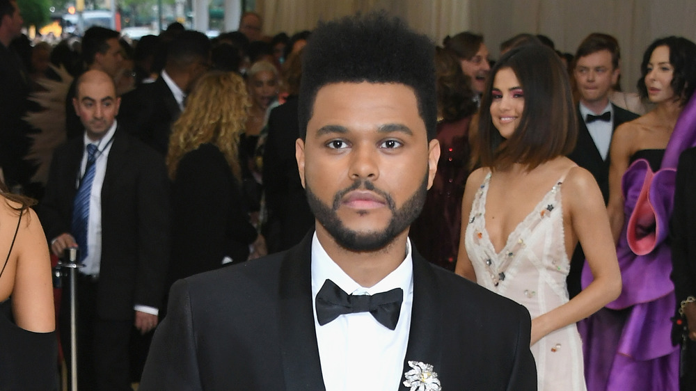 The Weeknd on the red carpet