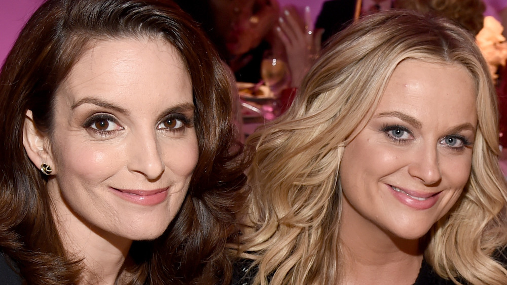 Tina Fey and Amy Poehler at an event