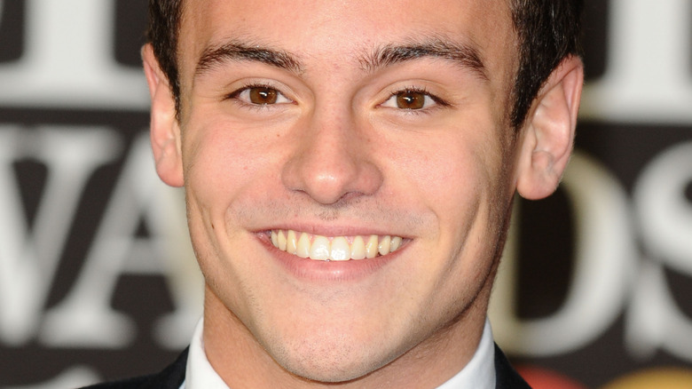 tom daley smiling