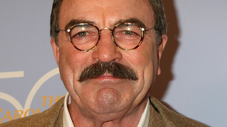 Tom Selleck at a CBS event honoring Carol Burnett