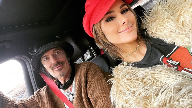 Brittany Furlan and Tommy Lee smiling
