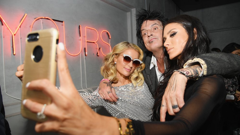 Tommy Lee, Brittany Furlan, and Paris Hilton