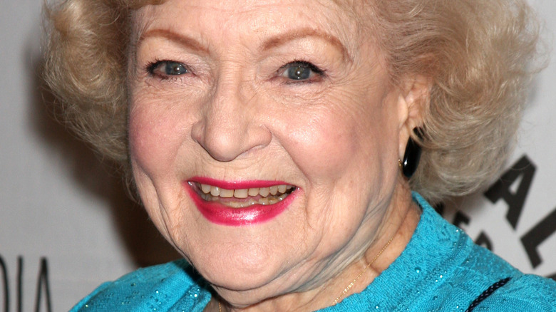 Betty White smiling