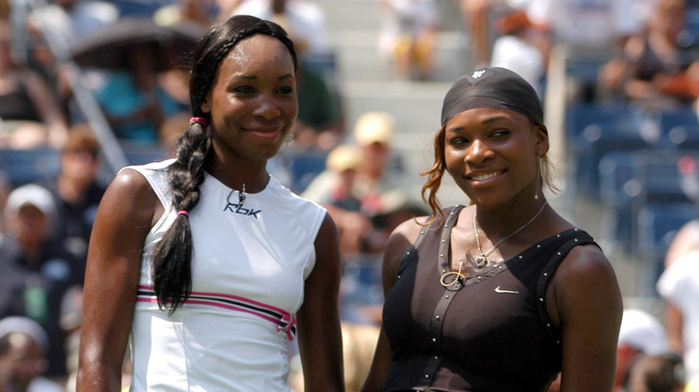 Venus and Serena Williams in 2004
