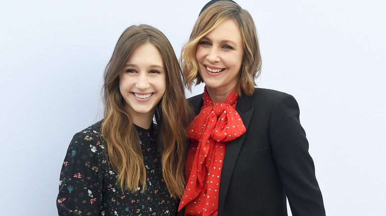 Vera and Taissa Farmiga posing