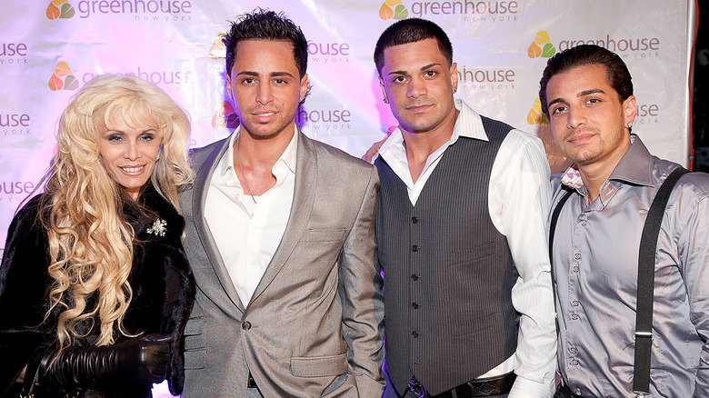Victoria Gotti and her sons