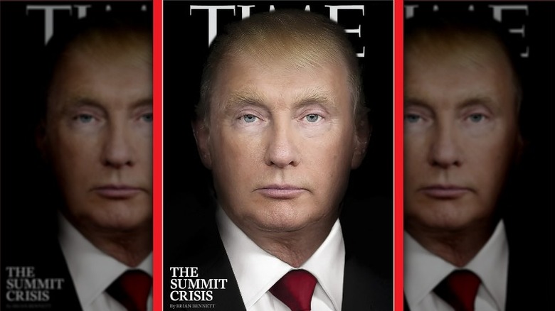 Time's Putin-Trump composite cover