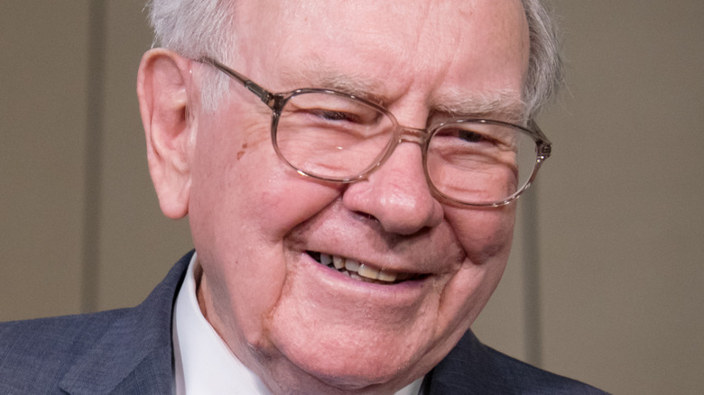 Warren Buffett smiling