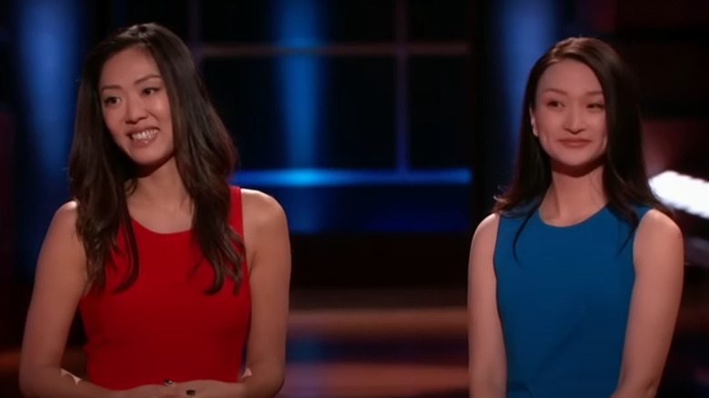 Sarah Lee and Christine Chang on "Shark Tank"