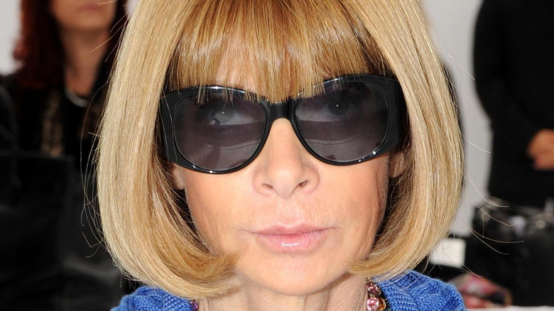 Anna Wintour wearing sunglasses