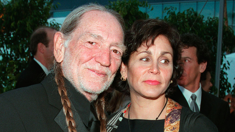 Willie Nelson with wife Annie D'Angelo