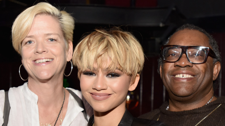 Zendaya, Claire Stoermer, and Kazembe Ajamu Coleman smiling