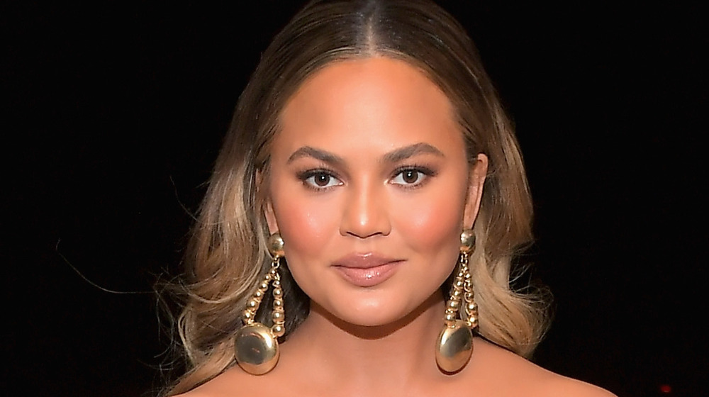 Chrissy Teigen attends an event