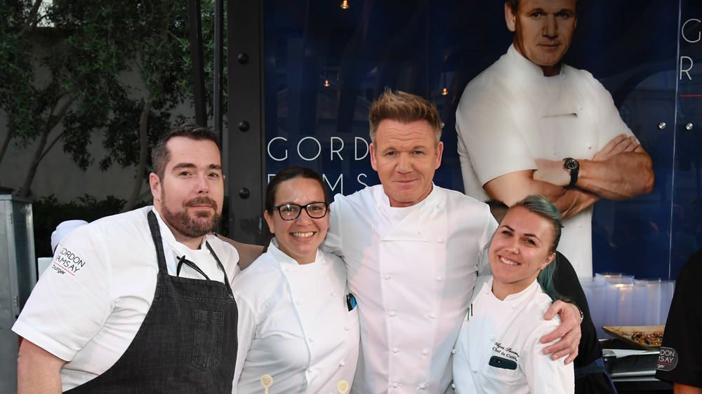 Gordon Ramsay with other chefs