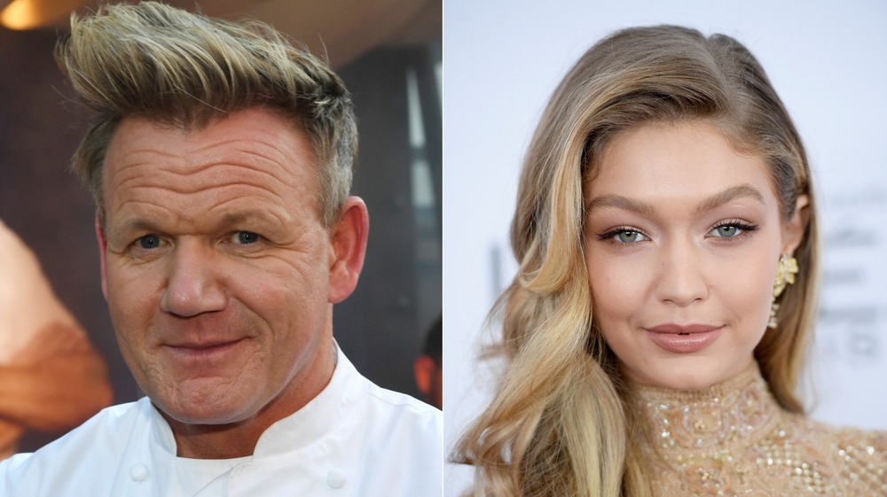 Gordon Ramsay and Gigi Hadid