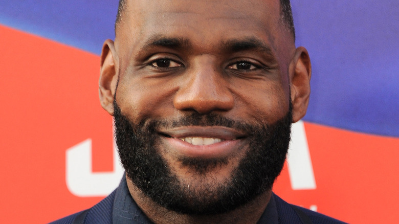 Lebron James smiling 